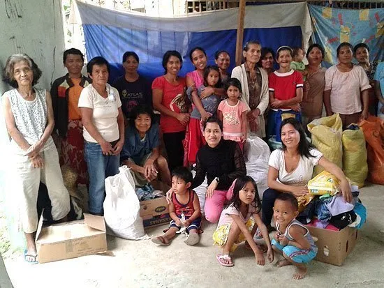 Philippines food aid