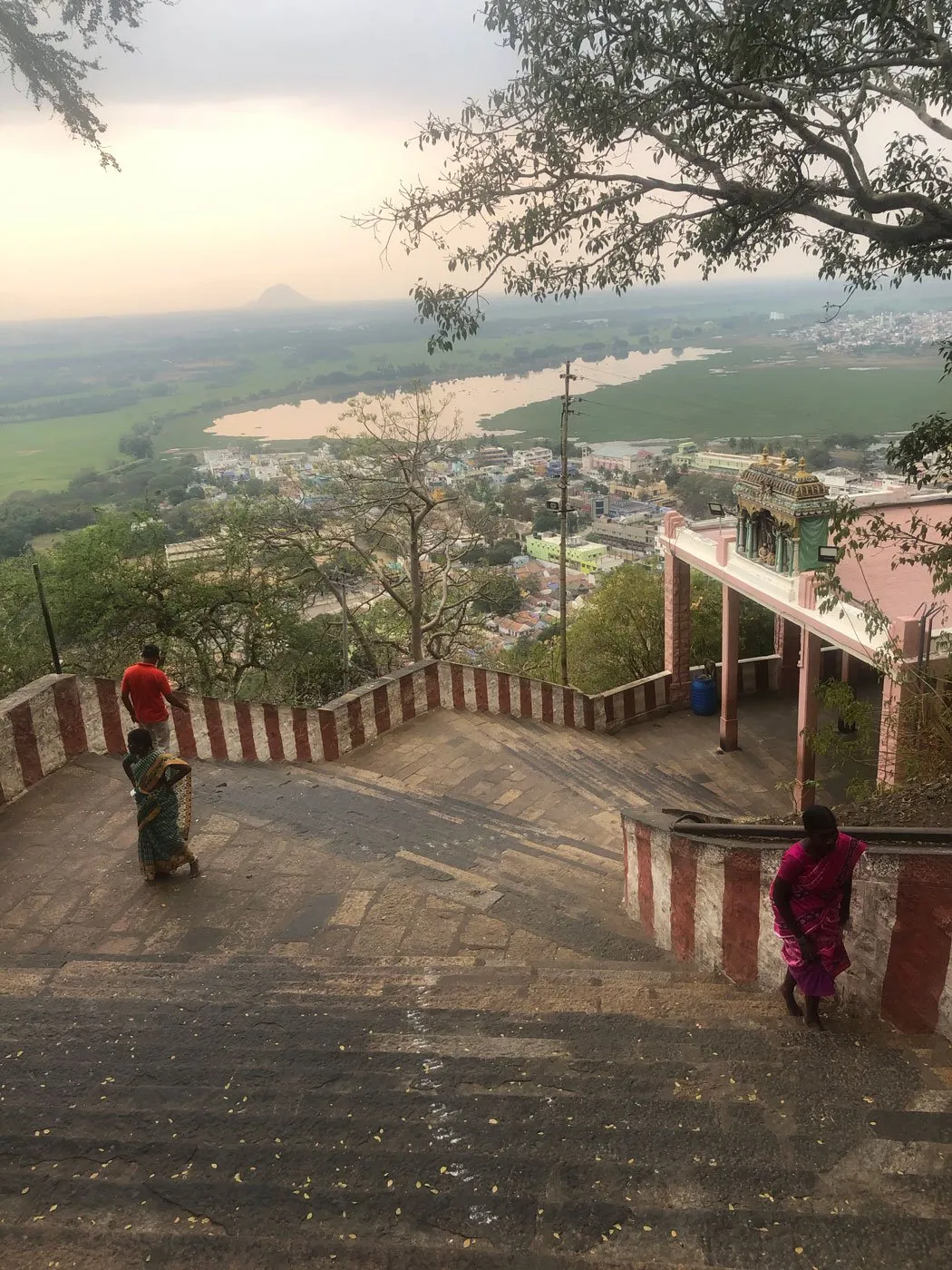 A beautiful view from the steps of Palani temple