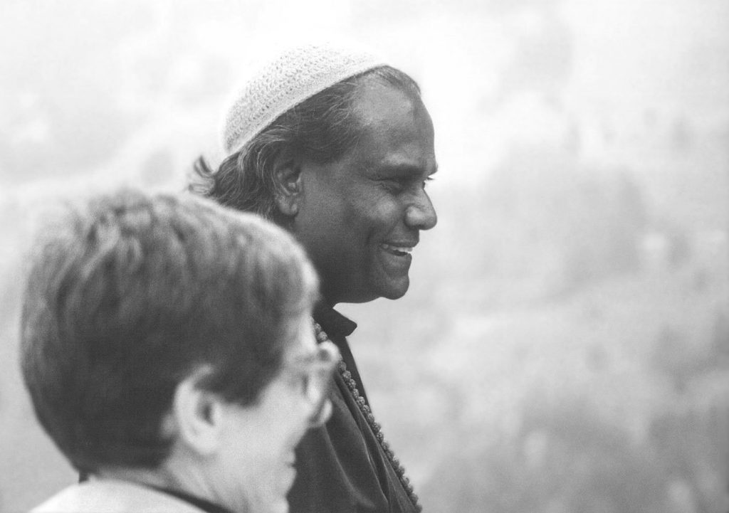 Sister and Guru in the Swiss Alps