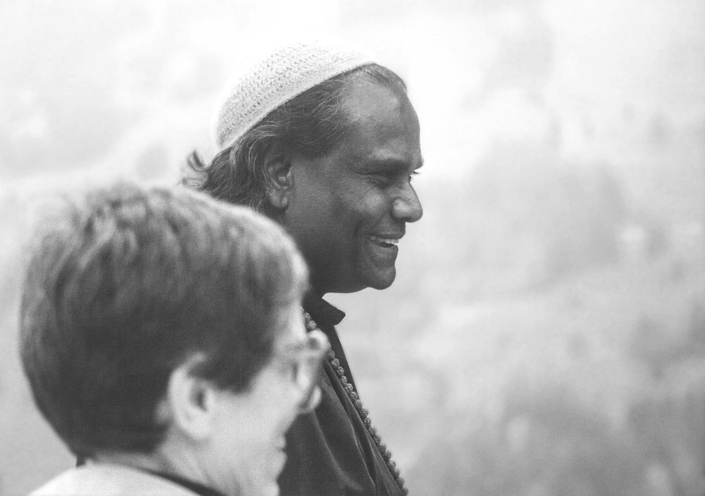 Sister and Guru in the Swiss Alps