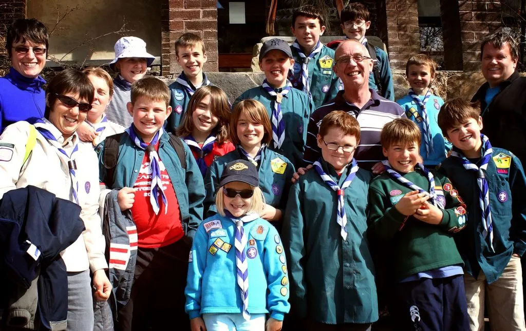 A group of Carmarthen cubs and scouts on an educational visit to Skanda Vale multi faith monastery